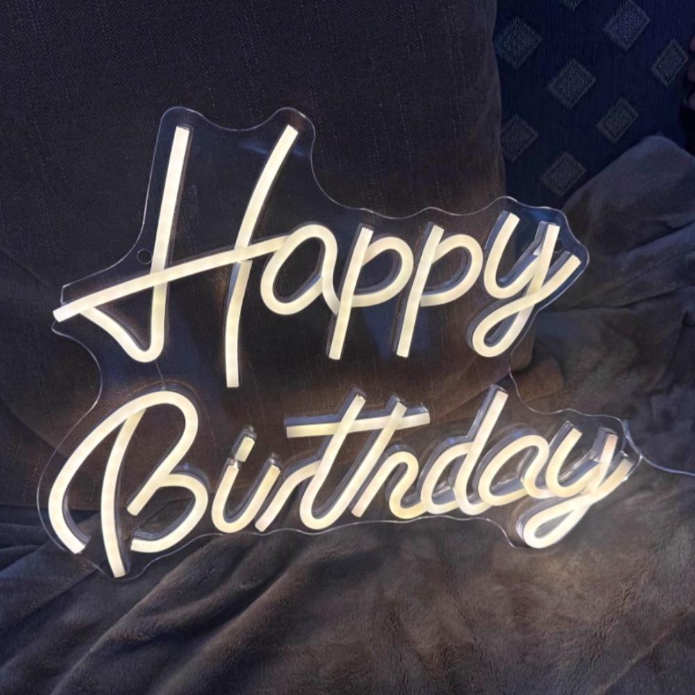Sign - Neon Happy Birthday