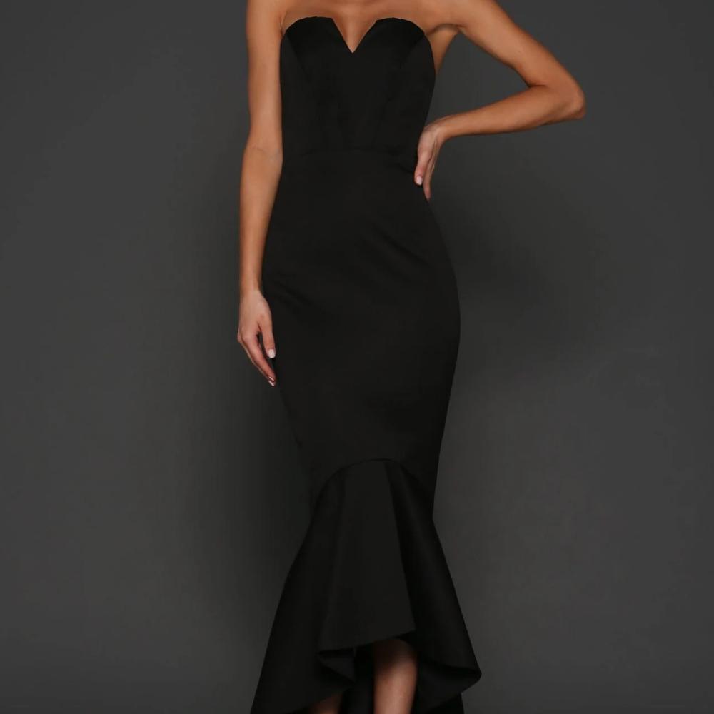Elle Zietoune Mia Dress Black Size 8