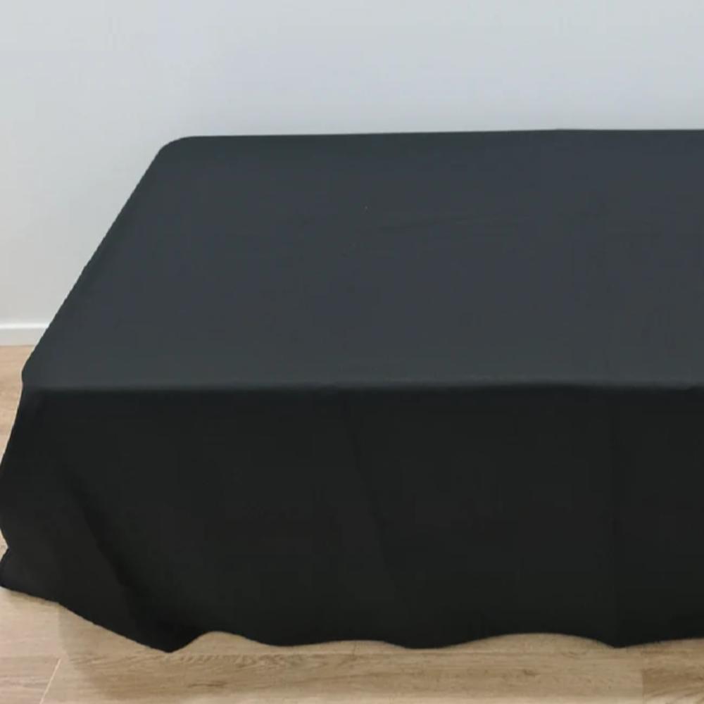 Black 4ft Table & Tablecloth 2