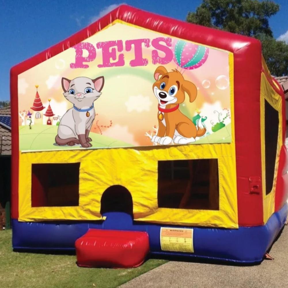 Pets Medium Banner Jumping Castle