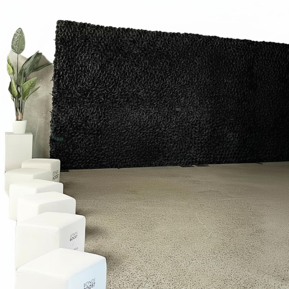 Black Rose Flower Wall Backdrop (5m)