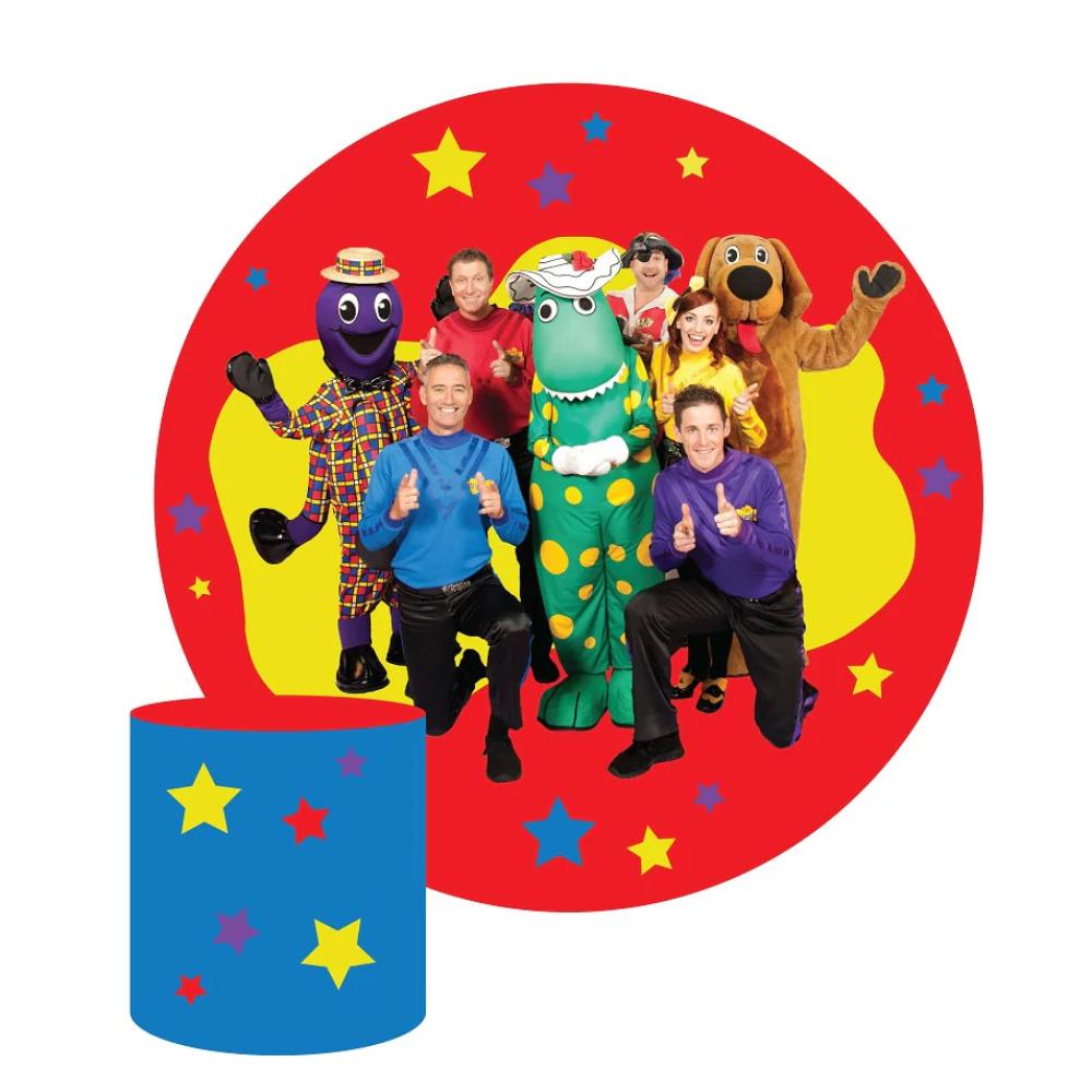 The Wiggles Round Backdrop package