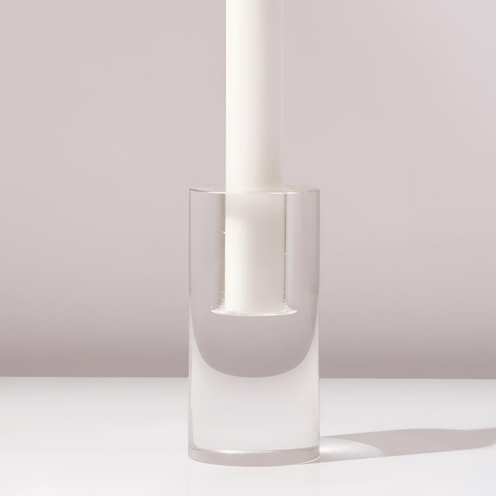 Round Crystal Glass Votive Holder