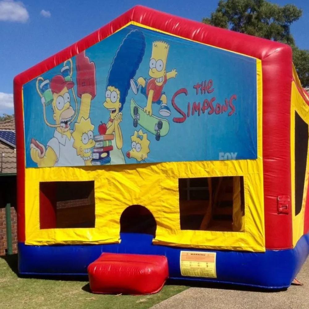 The Simpsons Medium Banner Jumping Castle