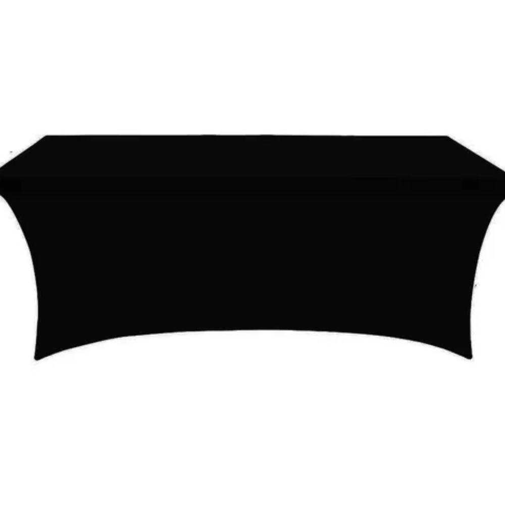 Tablecloth to suit 1.8m Trestle – Black Fitted Lycra