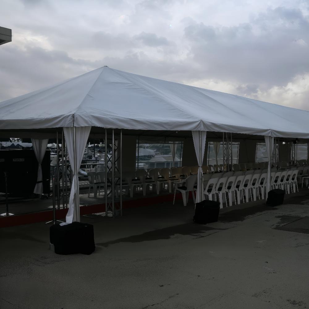 Pegged 6m x 21m Marquee
