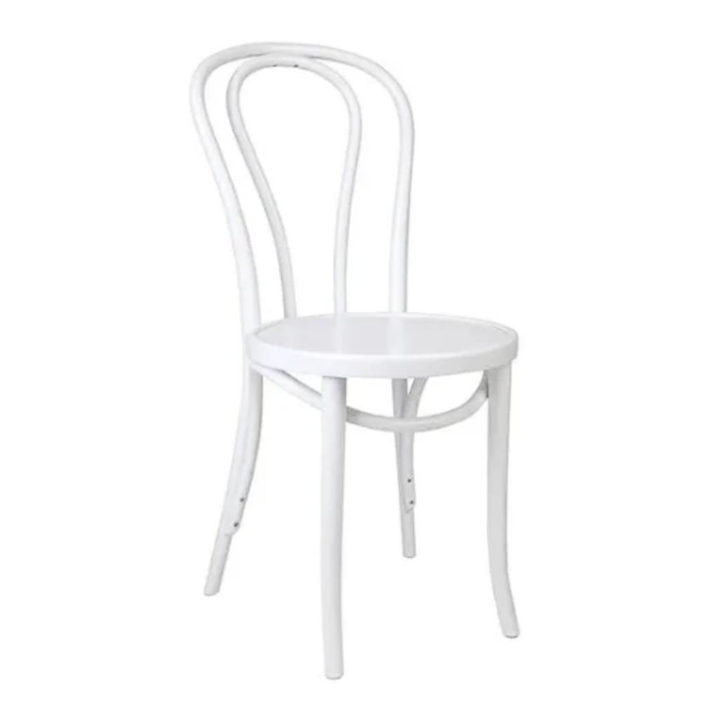 Chair - White Bentwood Timber Replica Chair