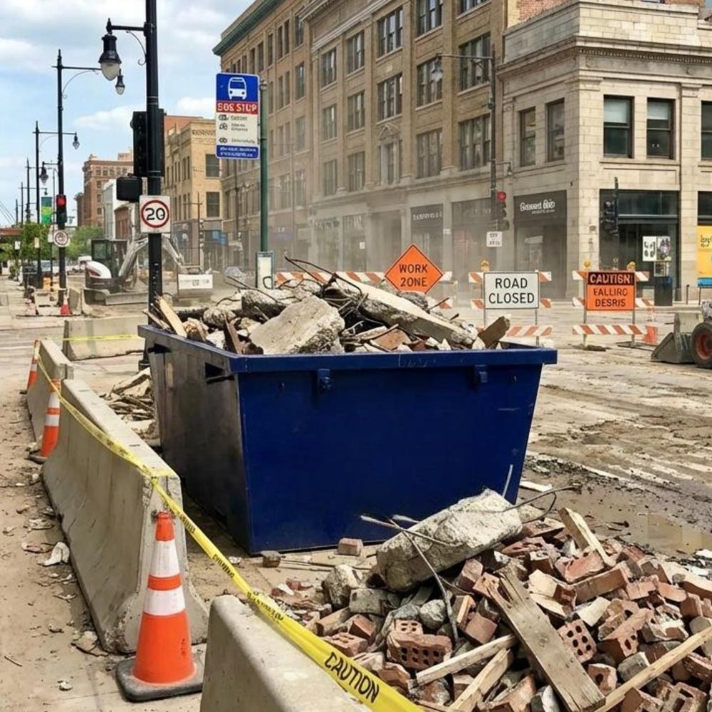 Skip bin 4m³ - Asbestos waste