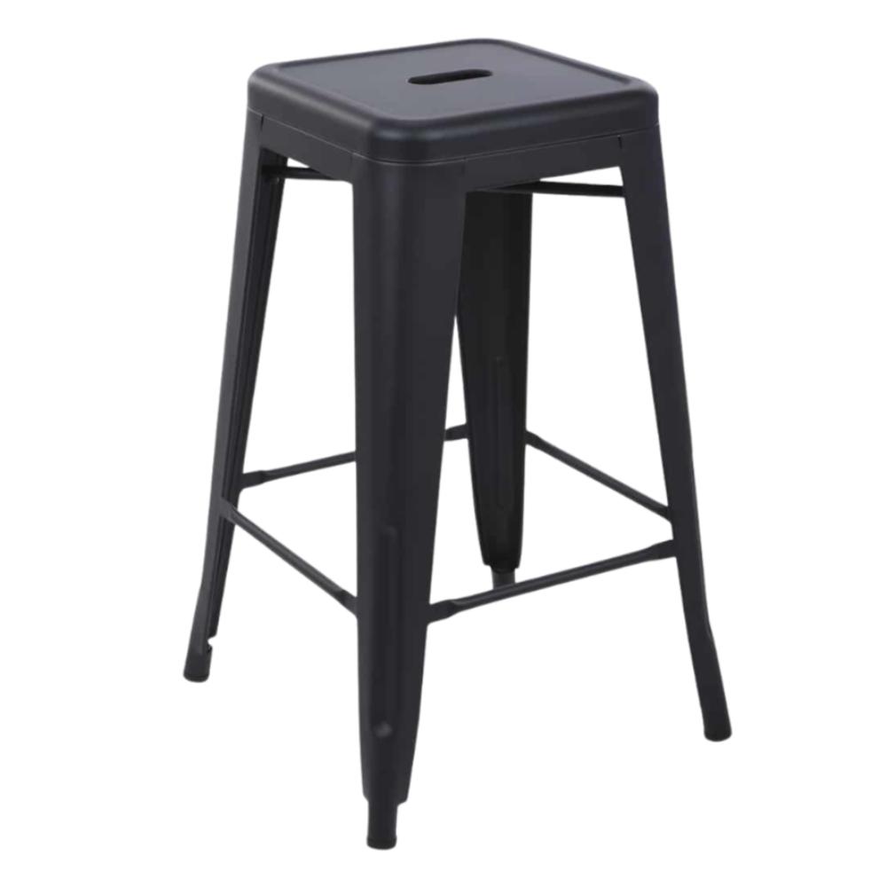 Black Metal Bar Stools
