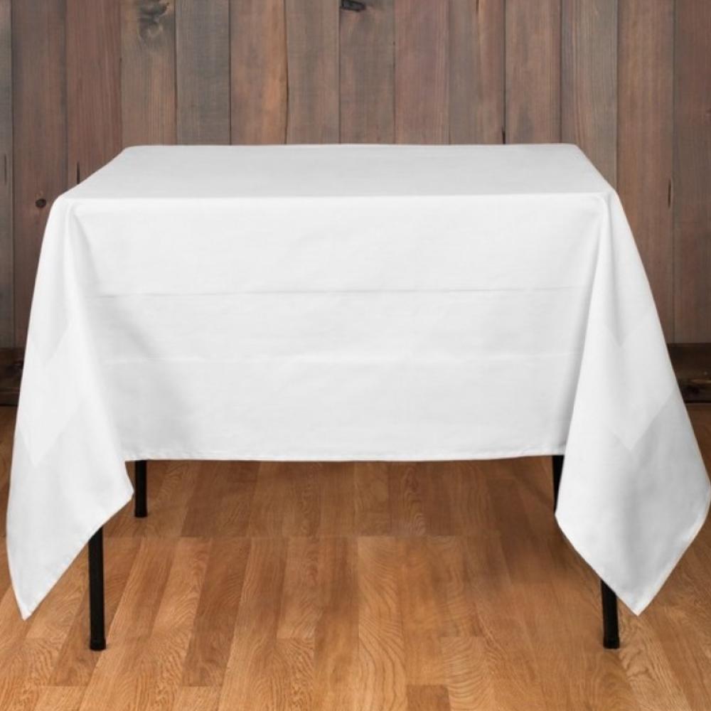 Tablecloth to suit 90cm Square - White (140cm x 140cm)