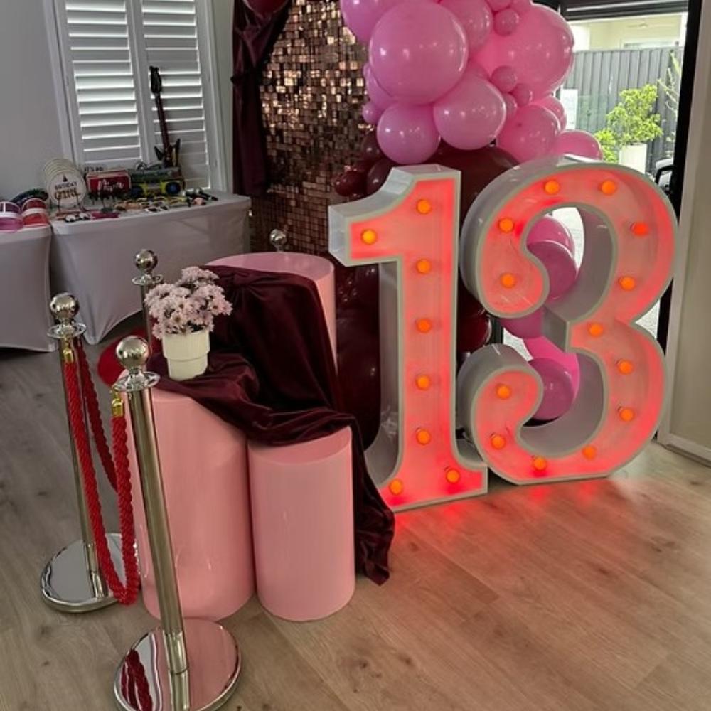 Kids Party Light Up Numbers Duo