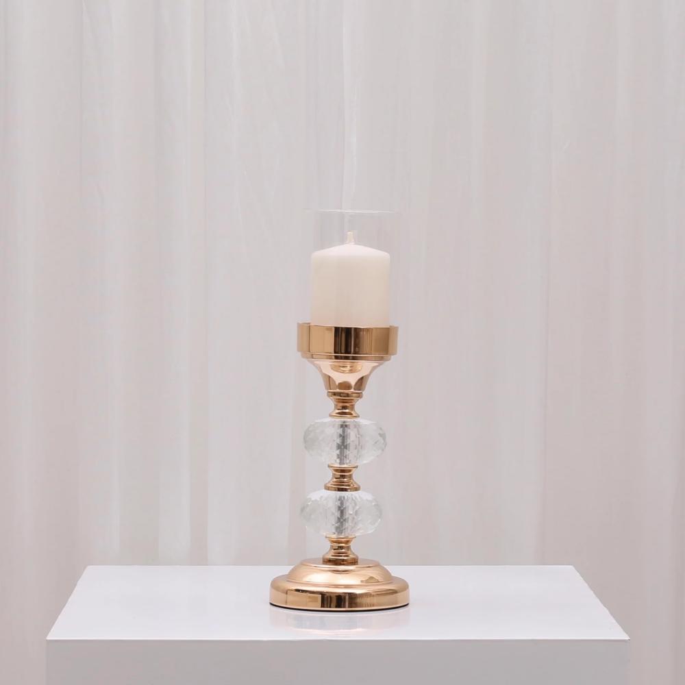 Ana Candlestick - Small/ Gold