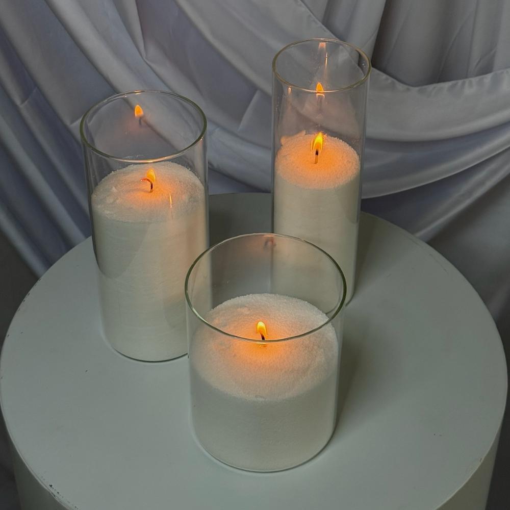 Sand Candle - Set of 3