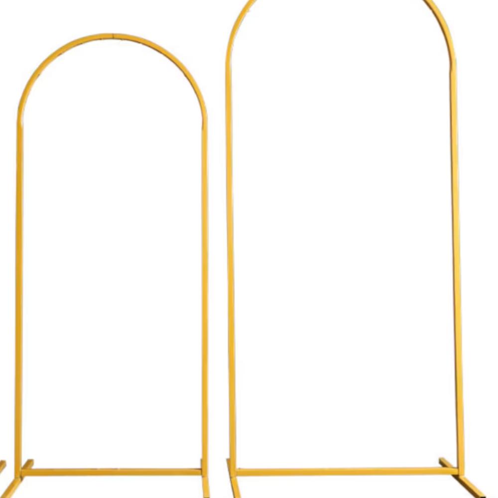 1.8M Gold arch backdrop