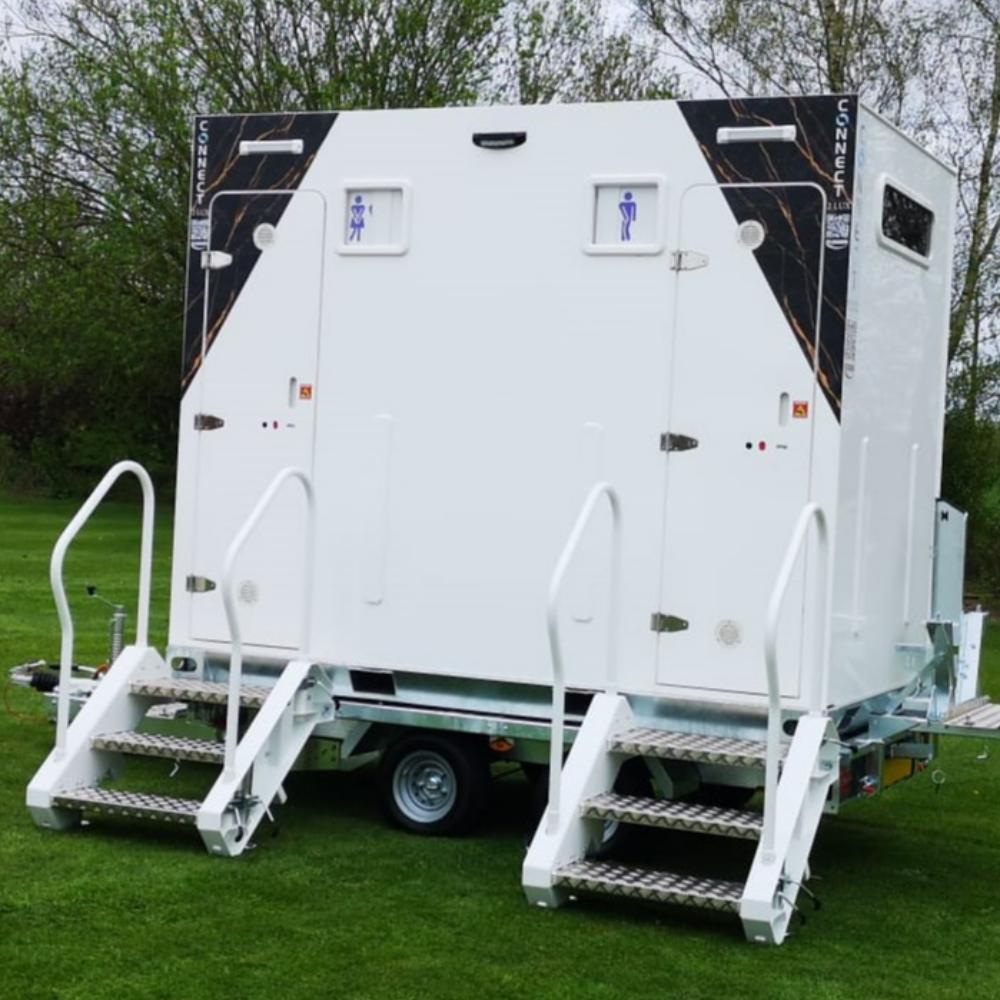 Lux 2 toilet trailer