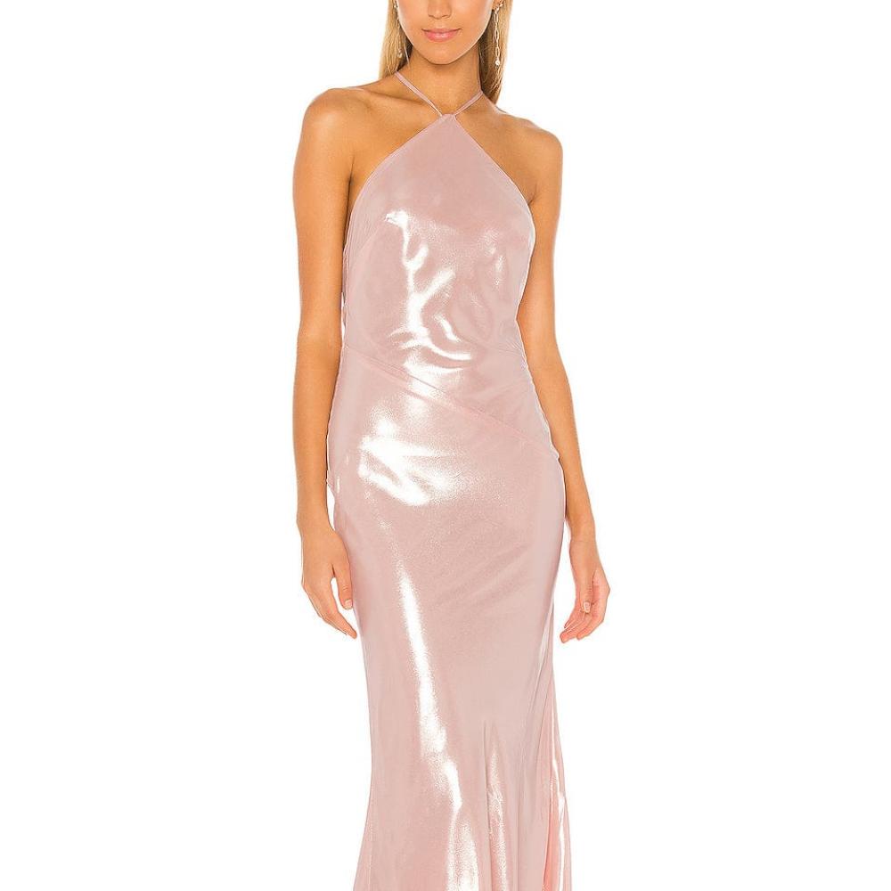Michael Costello Xaiyla Gown - Pink Size XXS