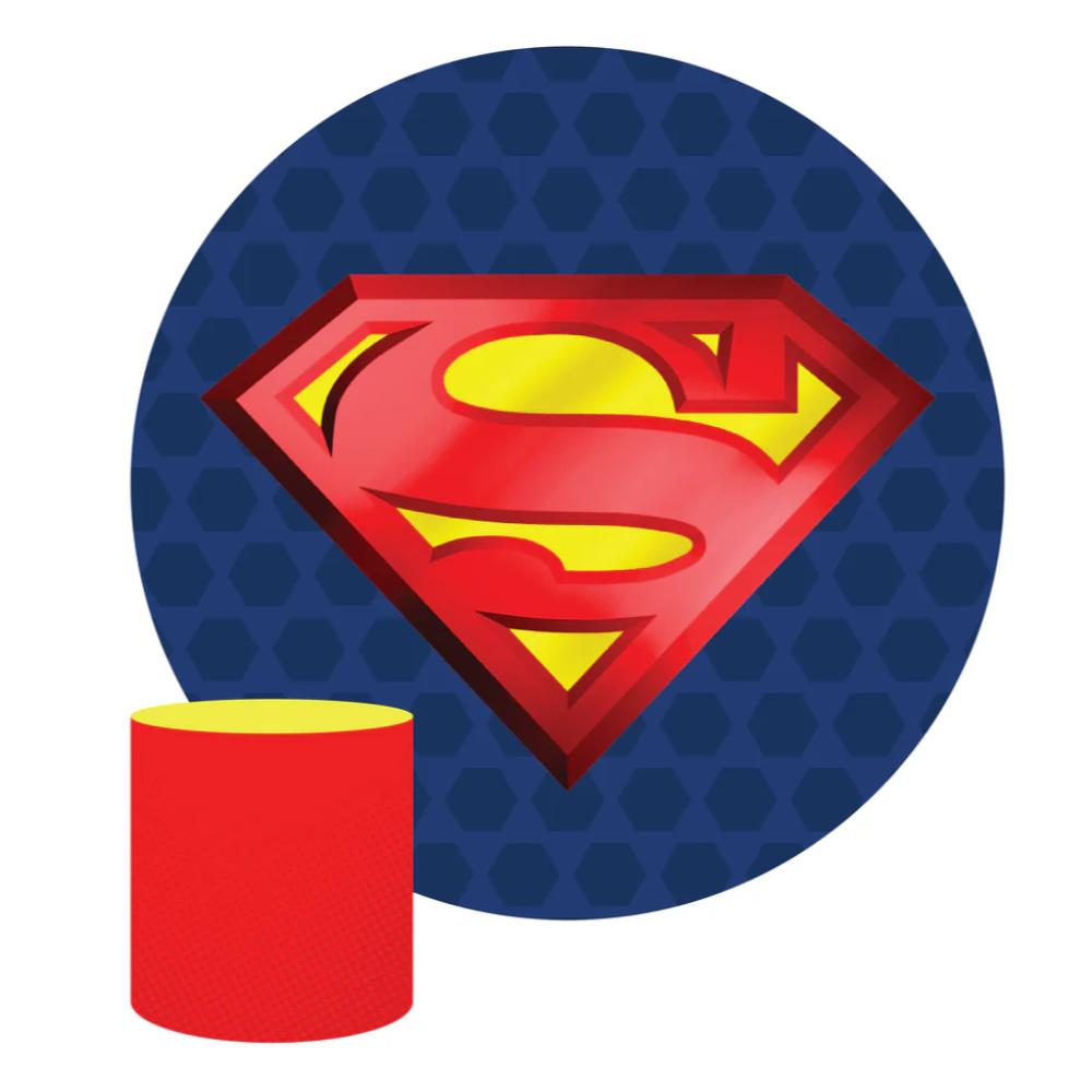 Superman Round Backdrop Package