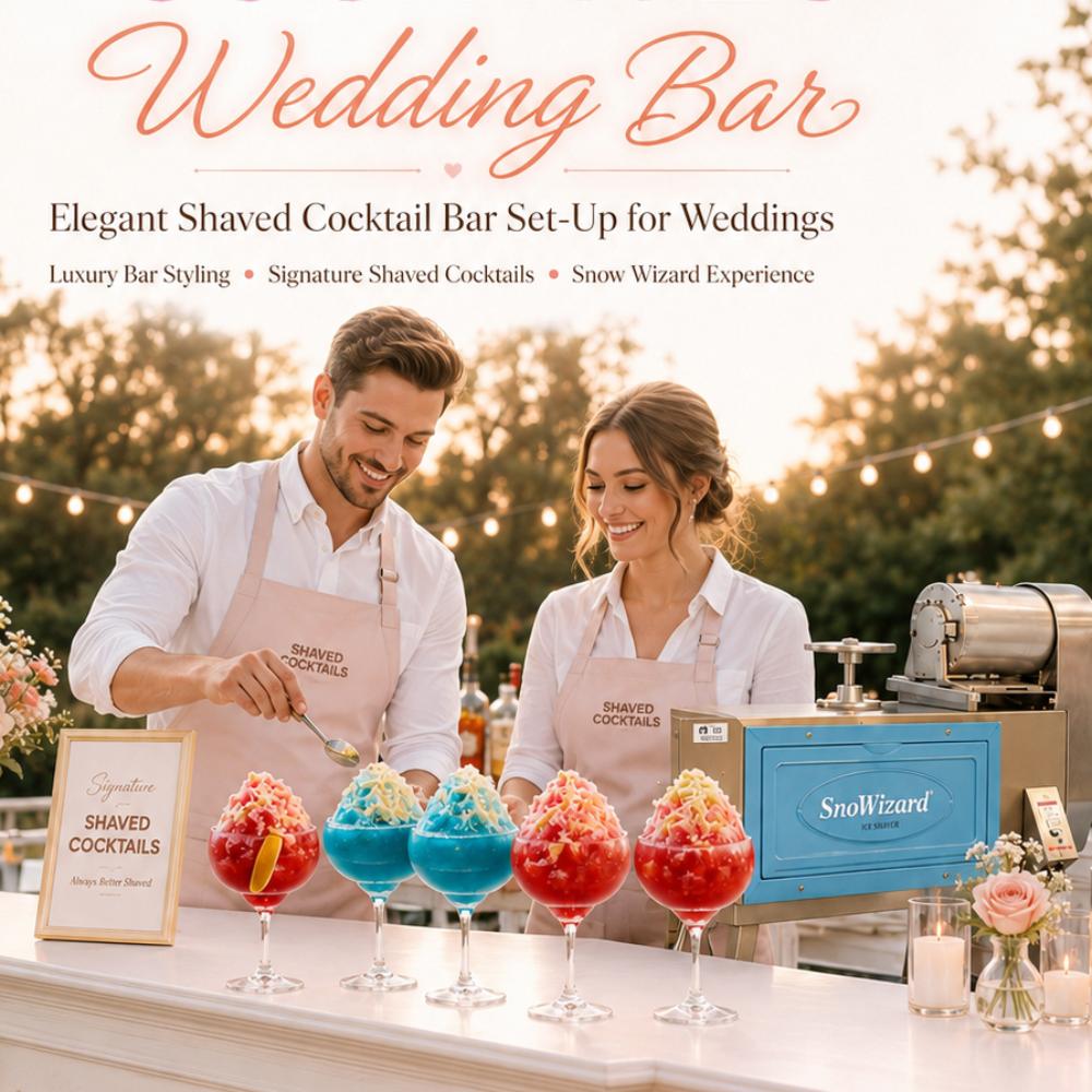 Shaved Ice Cocktails-THE WEDDING EXPERIENCE