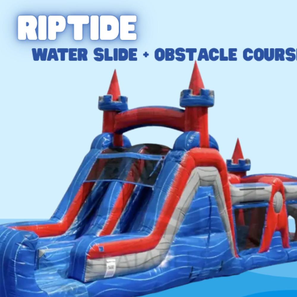 Riptide - 52ft (Waterslide Obstacle Course)