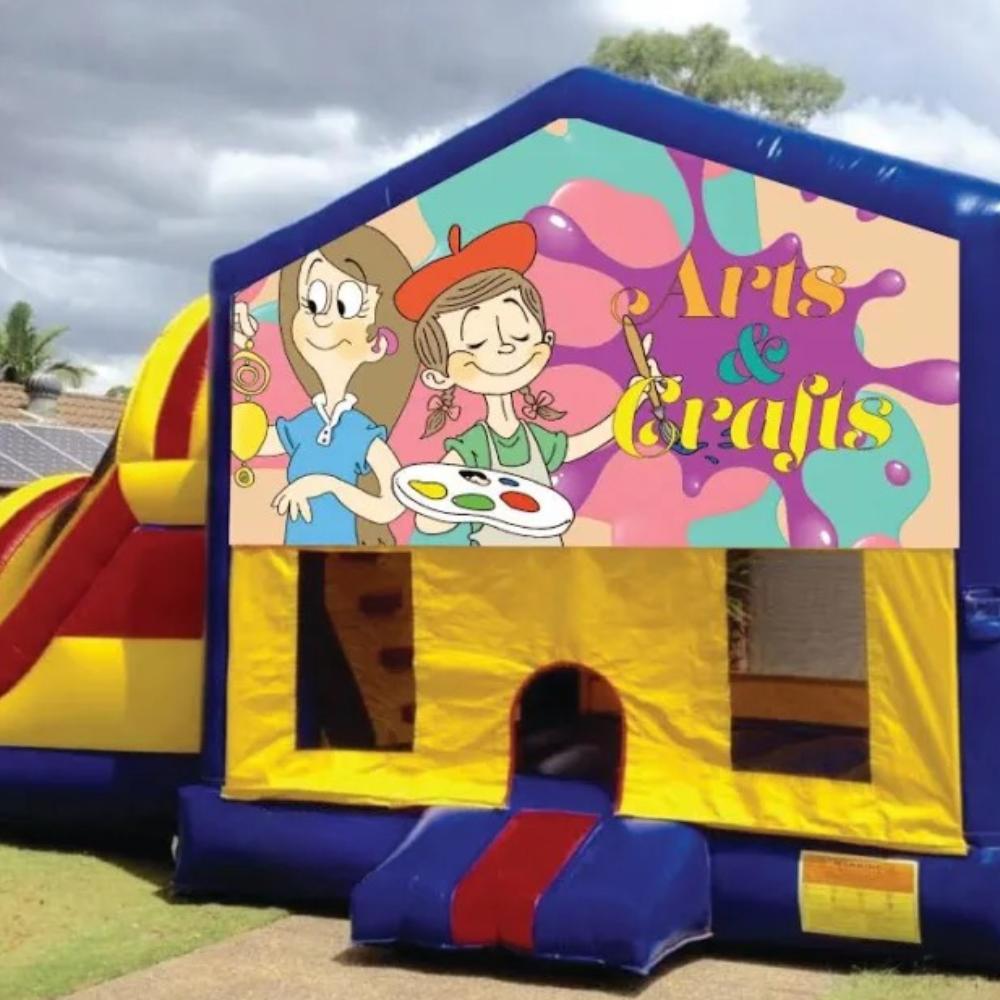 Arts & Crafts Large Banner Jumping Castle