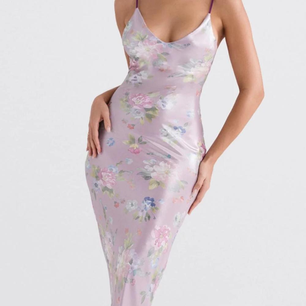 House of CB Aria Floral Maxi Dress - Size XS