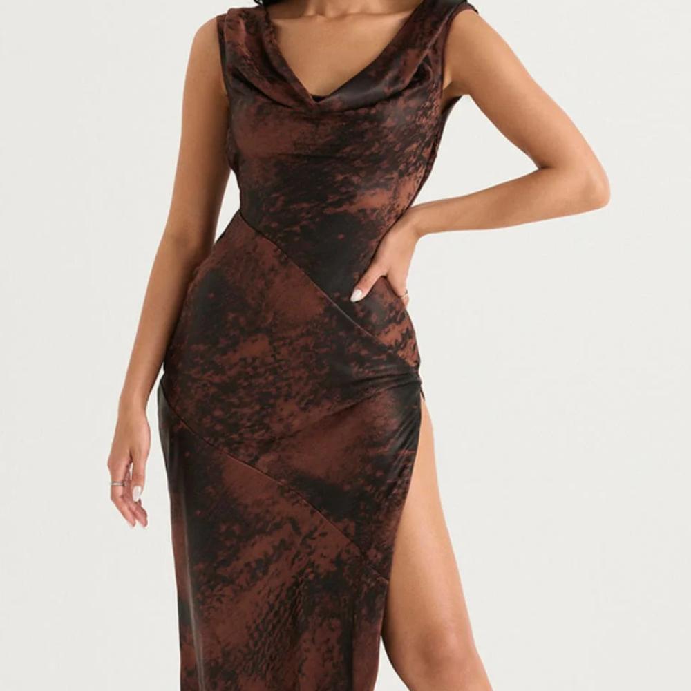 House of CB Alaina in Rust - Size S