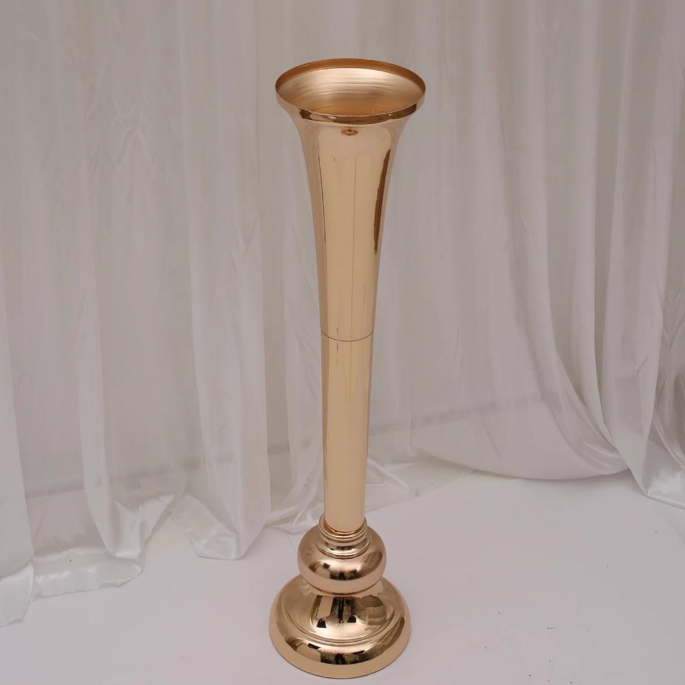 Genevieve Trumpet Vase - Large/Gold