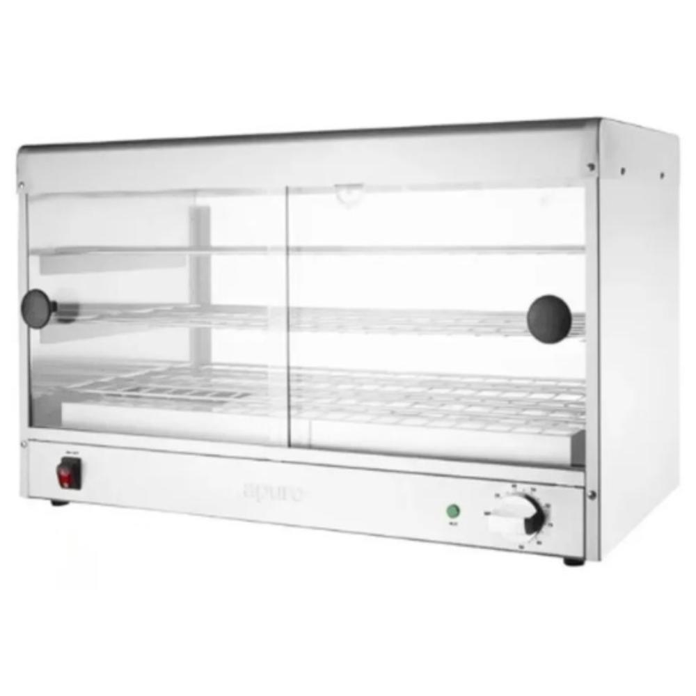 Pie Warmer for 60 piece Large - Glass sliding door