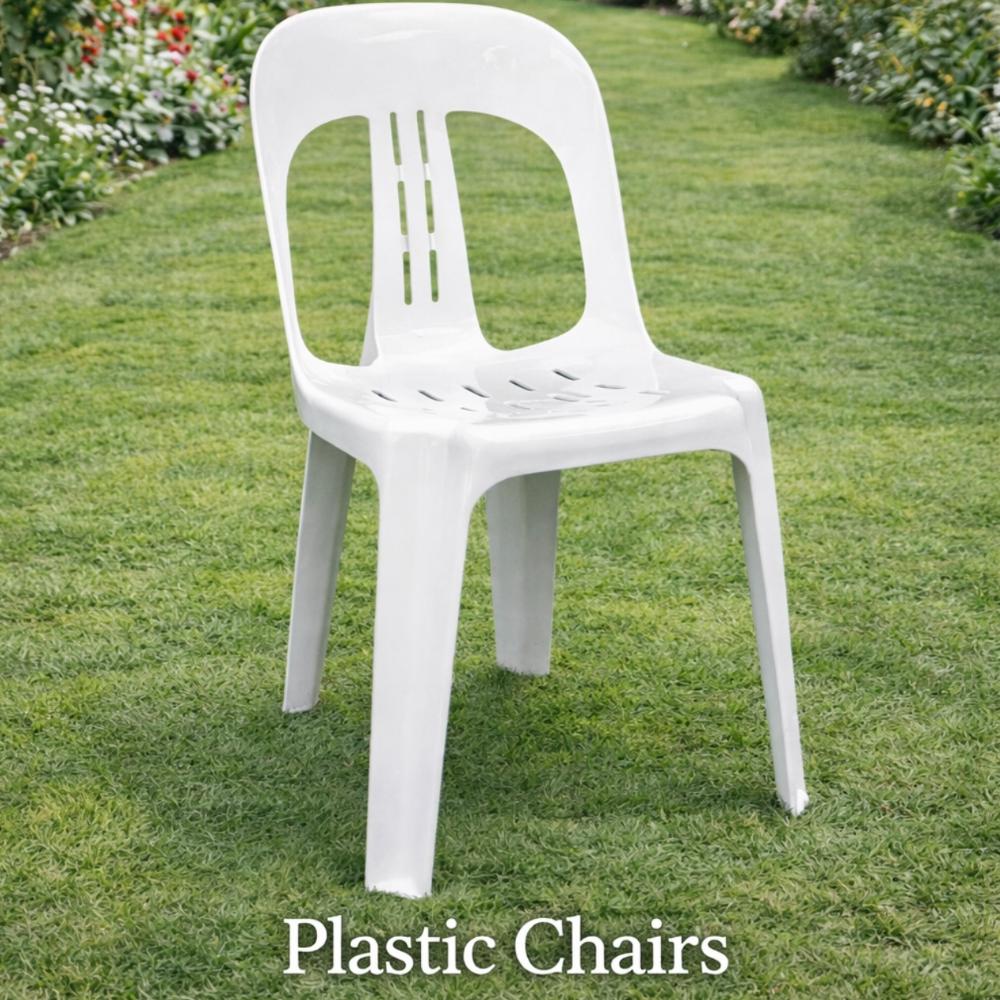 Chair - White Plastic - (Standard)