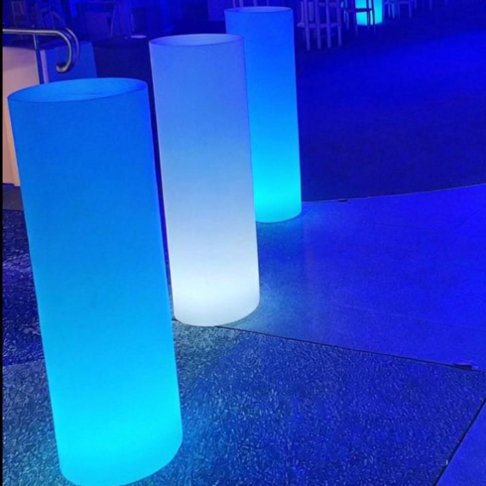 LED Cylinder Plinth