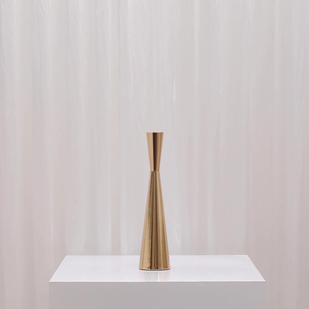 Eva Candlesticks - Large/Gold