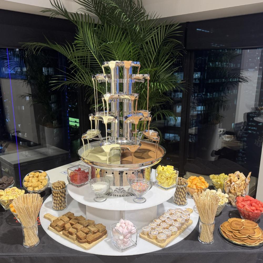 Cascade Chocolate Fountain Hire - Silver Package (100-150 People)