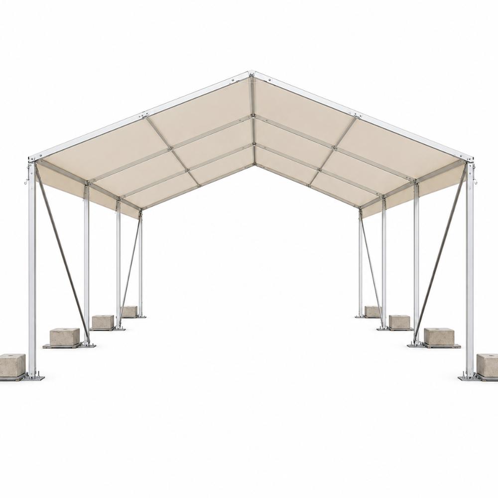Marquee - (6 Meter Series) 6 x 9 metres Structure Series WHITE ROOF (9 meters long)