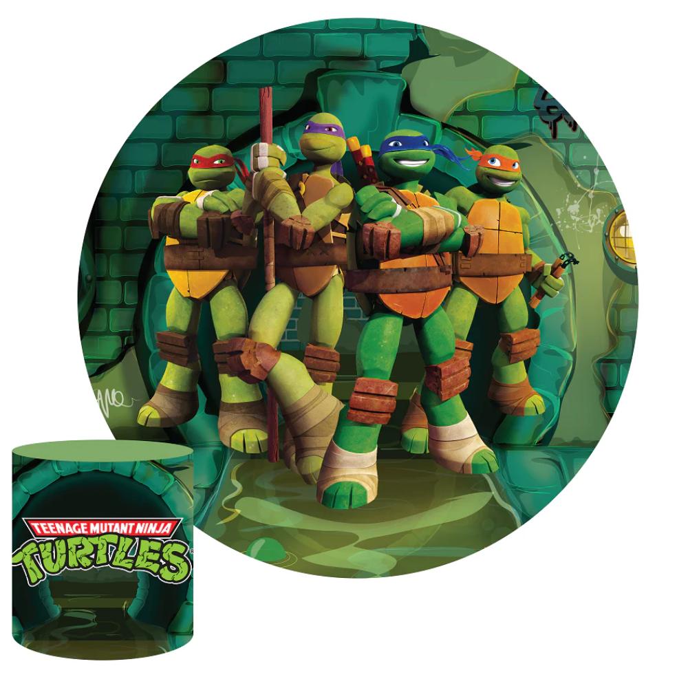 Teenage Mutant Ninja Turtles Round Backdrop package
