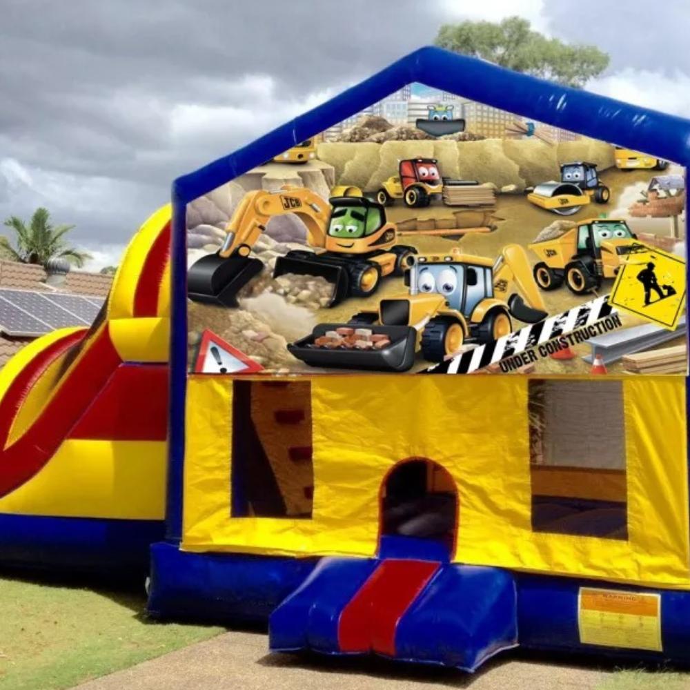 Construction Large Banner Jumping Castle