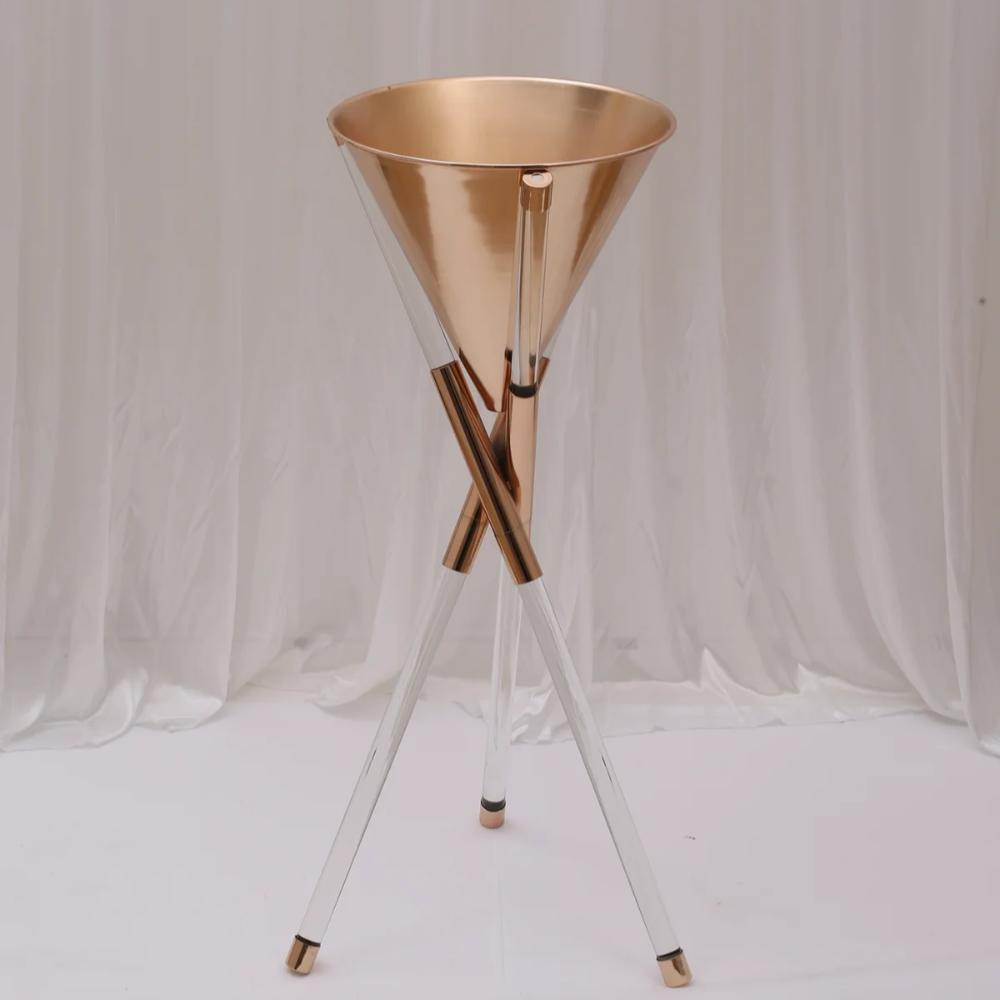 Amelia Tripod Floral Stand - Gold, 82cm (Small)