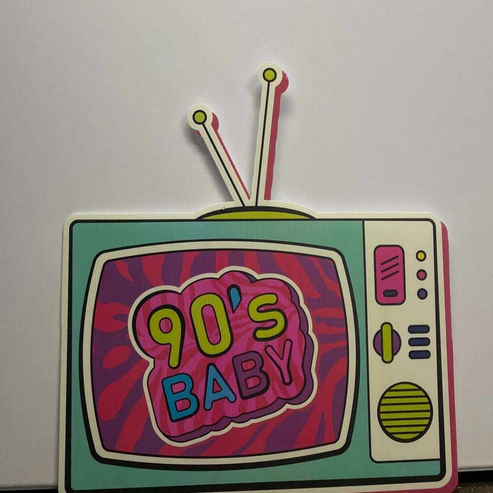 90's TV Standee