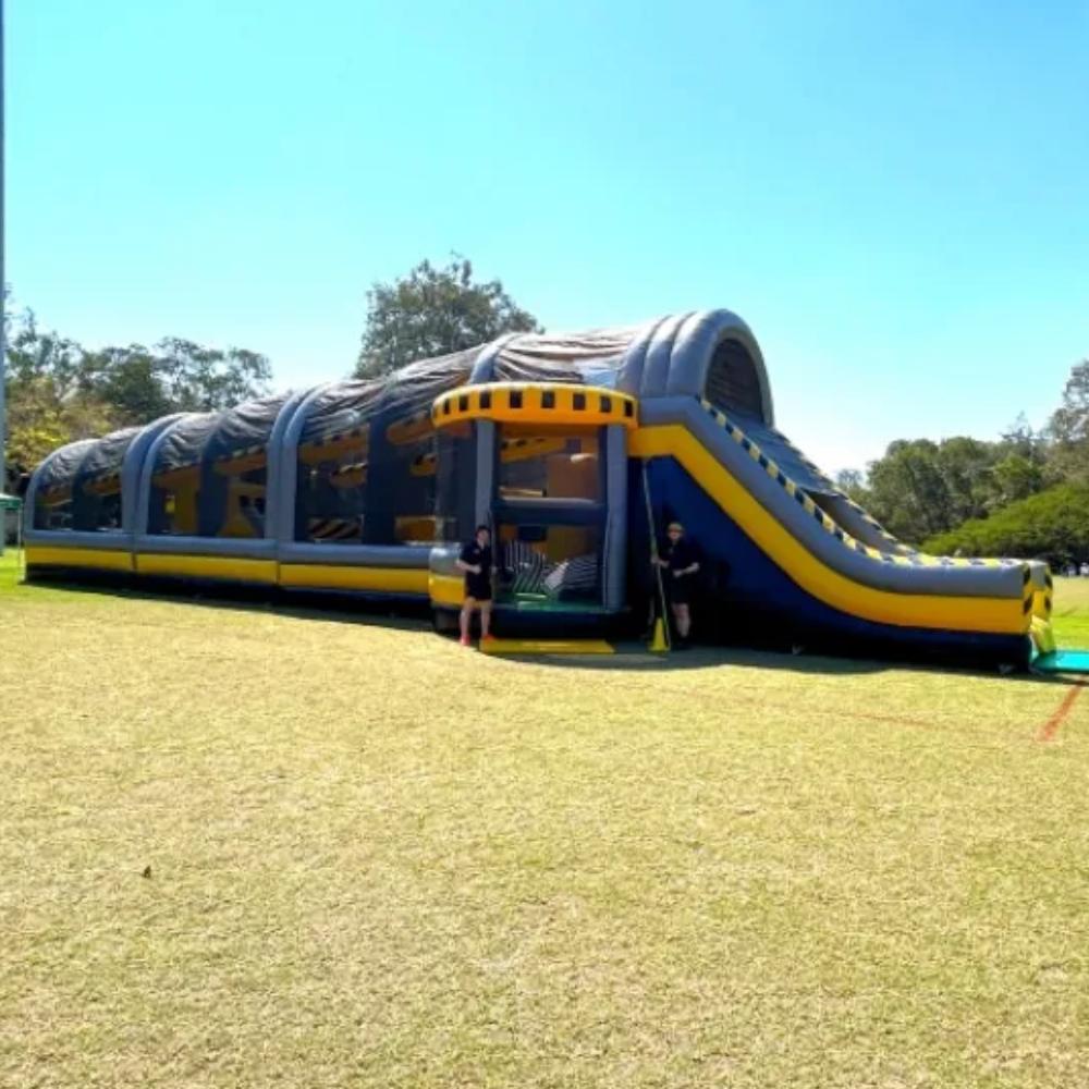 24m Nuclear Inflatable Rampage Obstacle Course