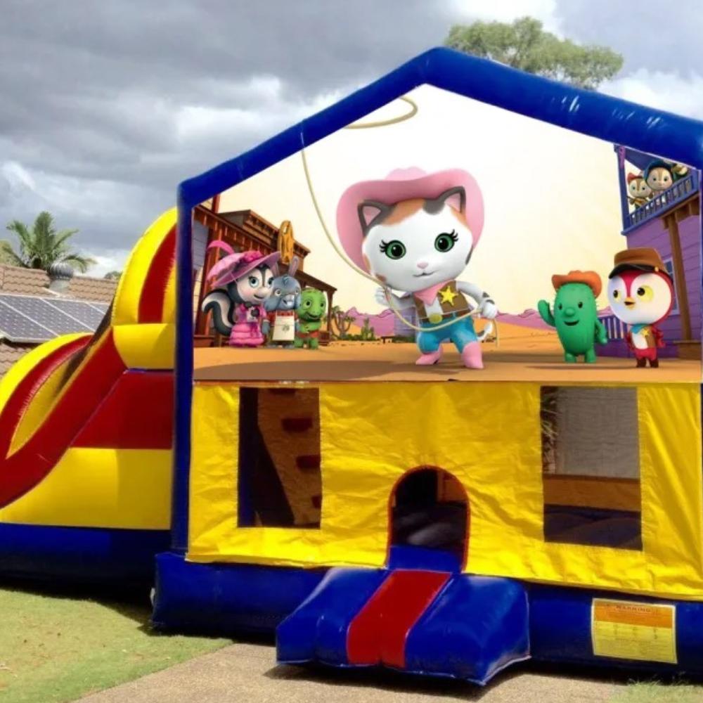 Sheriff Callie Large Banner Jumping Castle