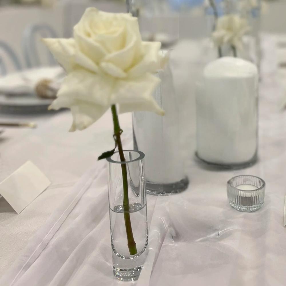 Clear Bud Vases (14cm)