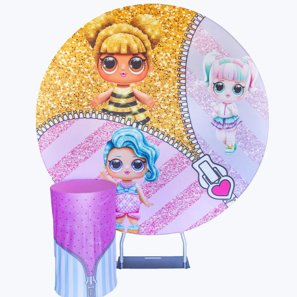 LOL Surprise Round Backdrop package