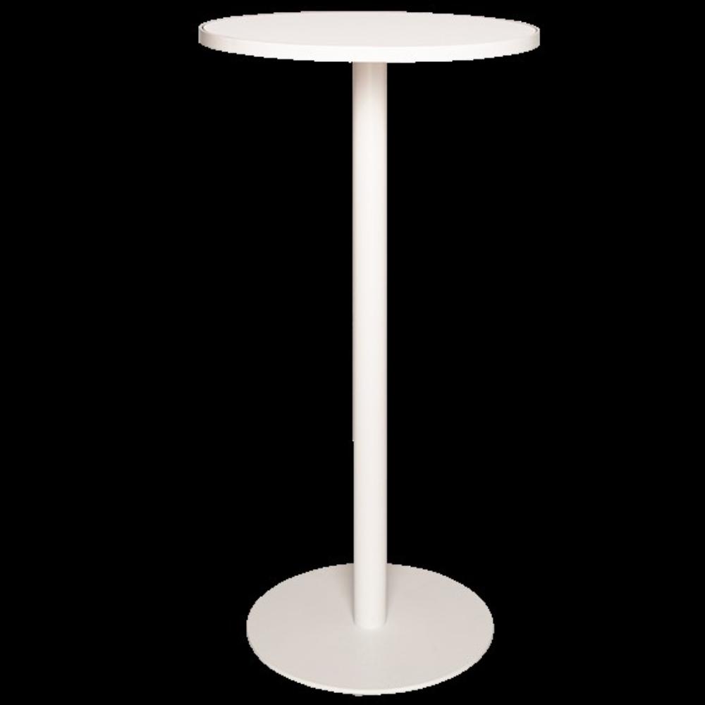 Bar Table - Audrey - White - 600mm Round