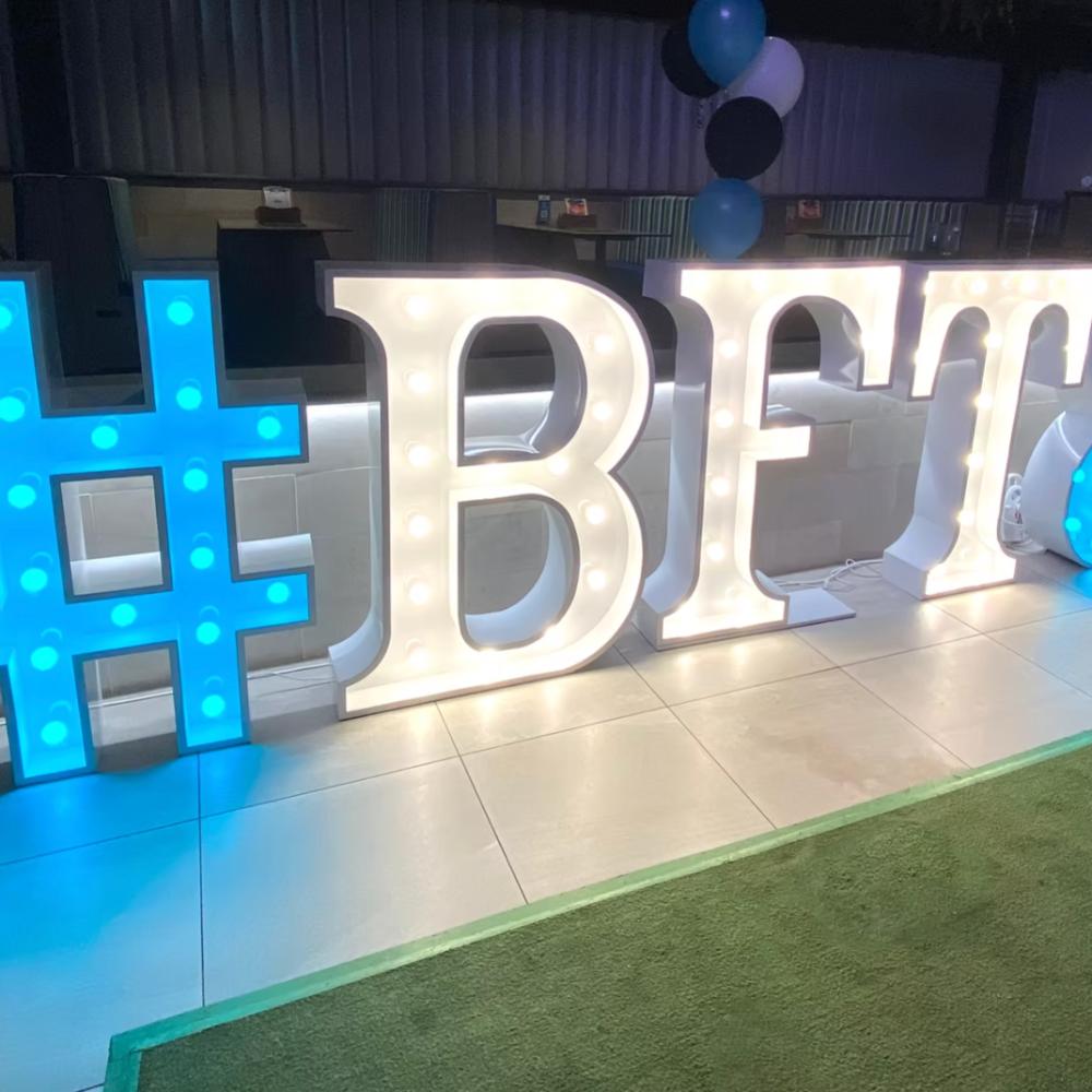 Light up letters/numbers (Add on)