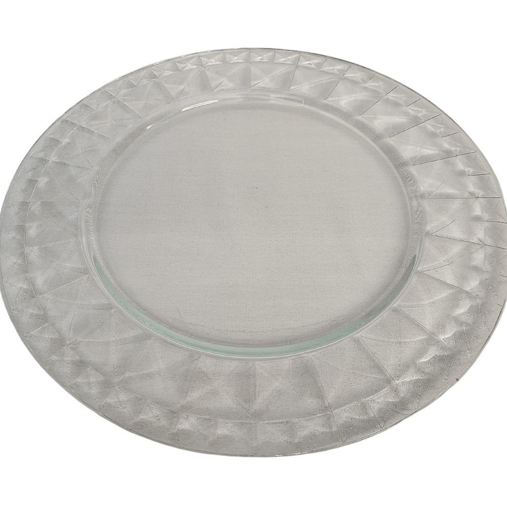 Charger Plates - Cut Glass
