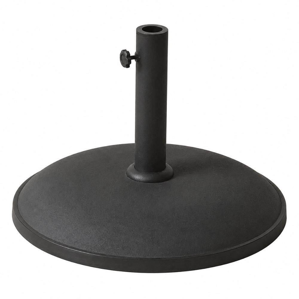 Base - Umbrella Weights Base 25KG Round Concrete Black