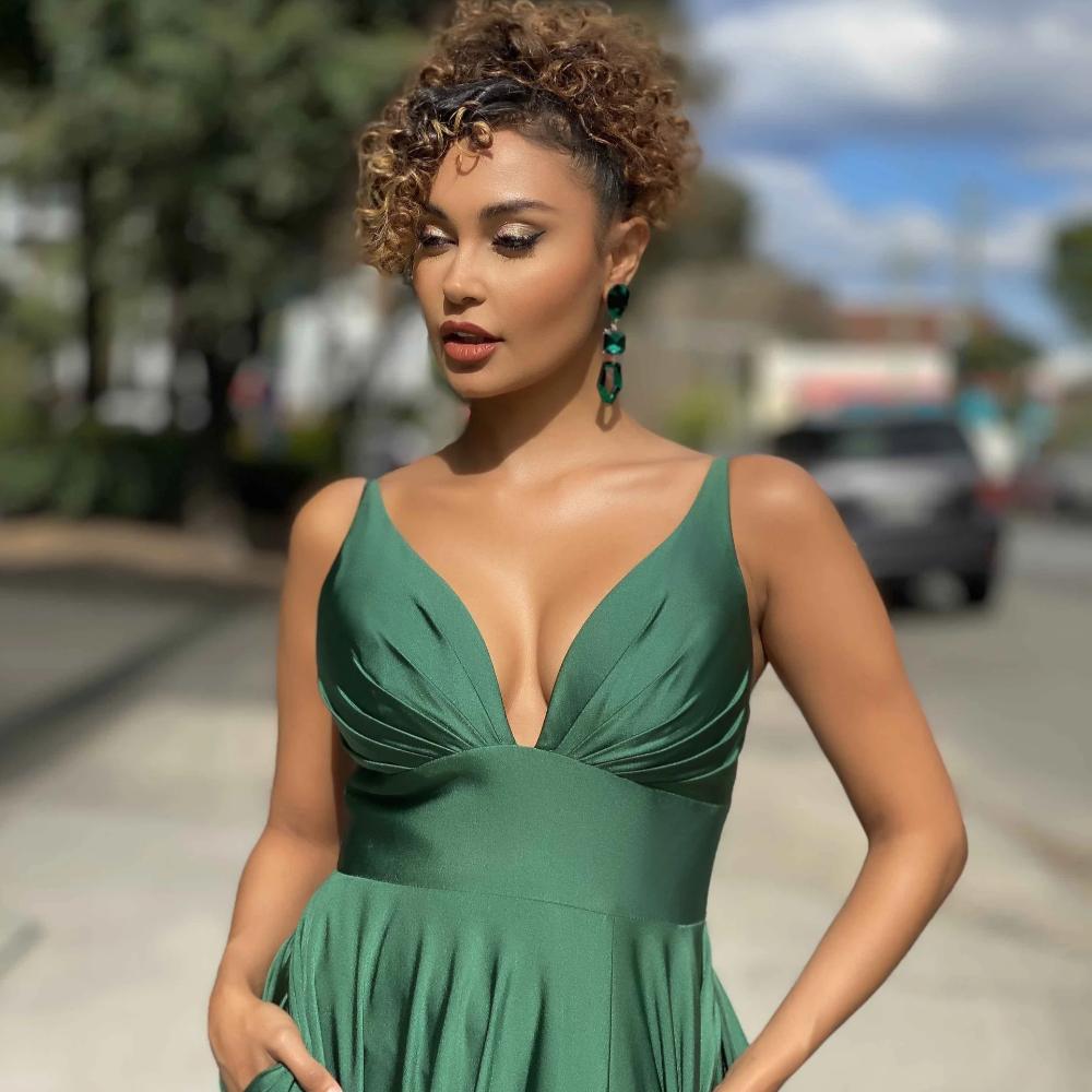 Jadore Ava Gown by Jadore Emerald Green Size 12