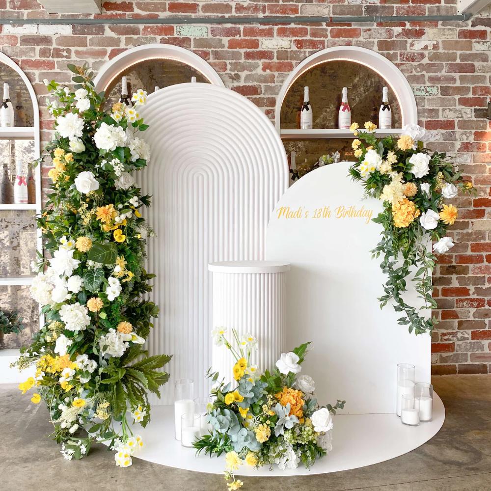 Sky Backdrop and Flowers Package