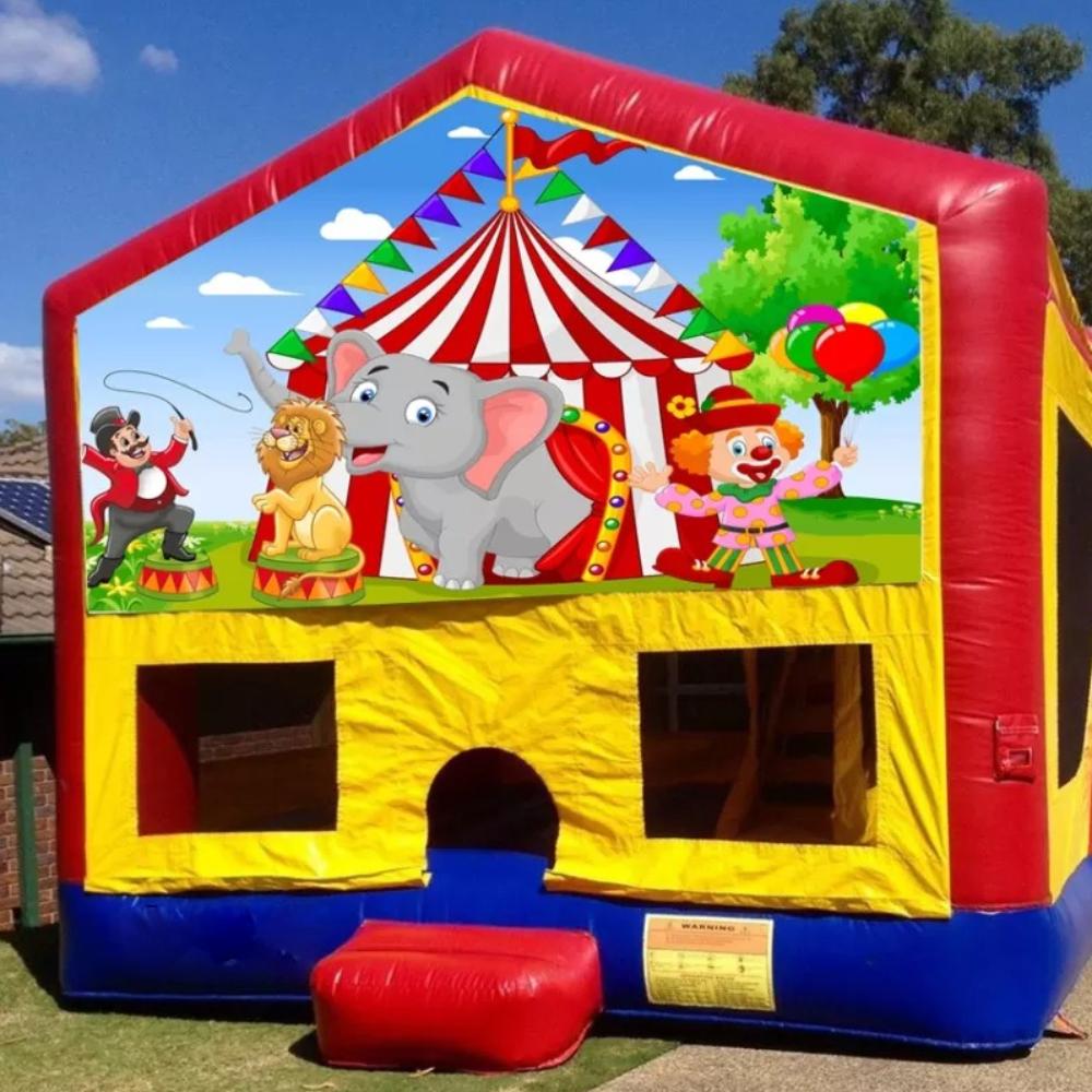 Circus Medium Banner Jumping Castle