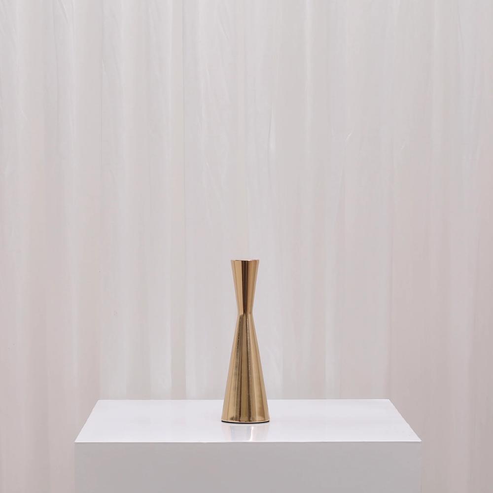 Eva Candlesticks - Small / Gold