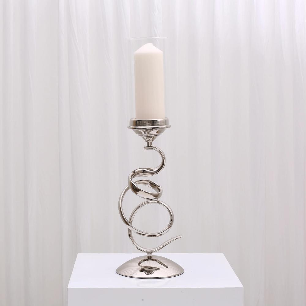 Vivienne Candlesticks - Small/Silver